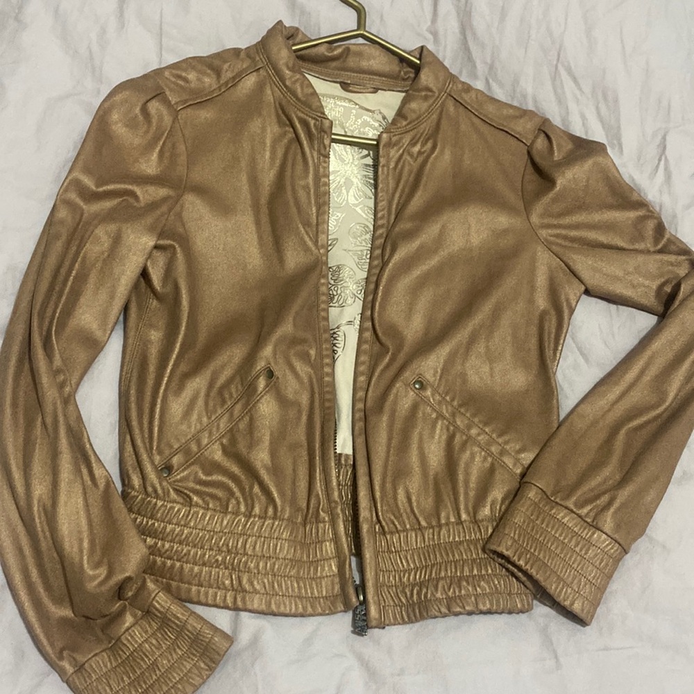 Miss sixty  gold bomber